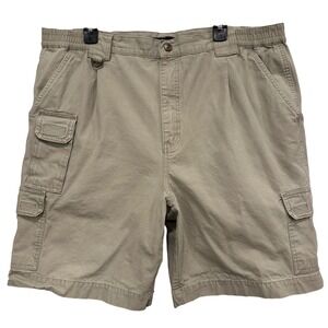 5.11 Tactical Series Mens 40 Khaki Tan  Canvas Cargo Shorts Utility Workwear